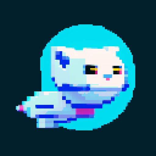 Futuristic flying vehicle in the shape of a cat