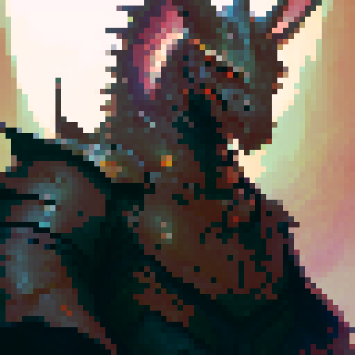 Armored knight on horseback charging towards a dragon, with fiery breath illuminating the dark forest behind them, all rendered in a traditional oil painting style