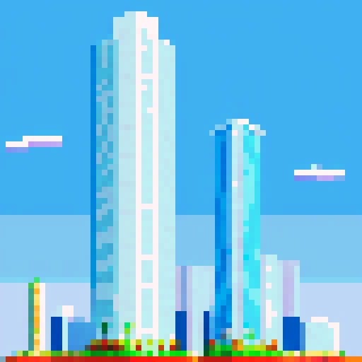tall buildings

