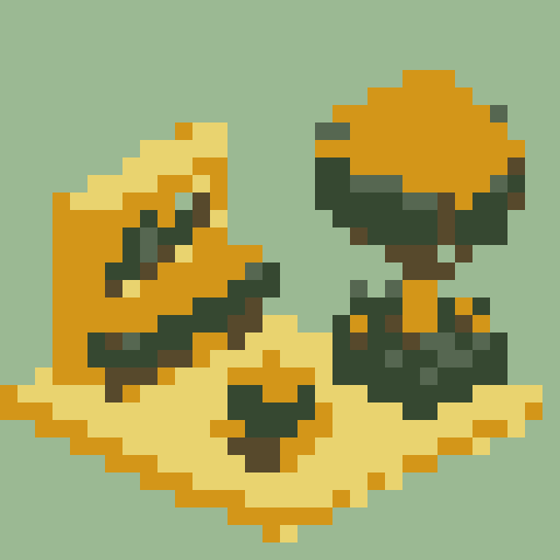 topiary plant, isometric asset, decorative pot, art nouveau garden, pixel art, sRGB