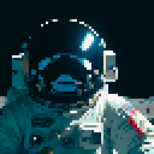 an astronaut ((fully detailed and realistic no deformations )) lost on the moon, in the realistic sci-fi and cinematic Photographic style, extremely detailed in 4k/8k with cinematic lighting with a feeling of despair and suffocation No face showing, just the reflection of the helmet 