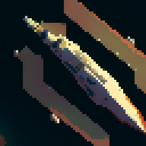 a  pure 2d sprite for a space game. a top down view of a triangular spaceship all by itself  ,style of the 80s. The spaceship should not have any shadows.