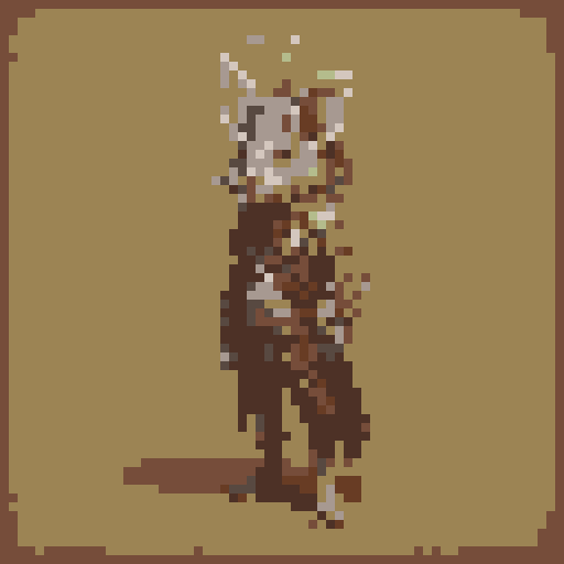 small fantasy icon of a ratman archer for use in a fantasy wargame