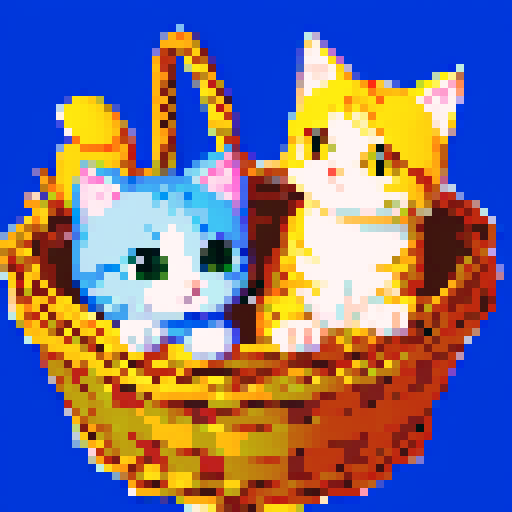 cats in a basket