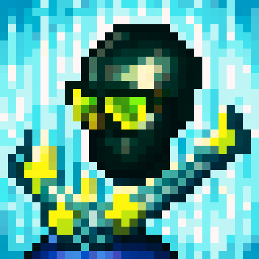 Reflective, neon, rectangular, black-framed sunglasses, frontal view