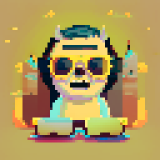 sunglasses with blue mirror lenses, in the style of justin roiland, dark black and light aquamarine, kai fjell, flattering lighting, over, high contrast, ray collins, realistic blue skies