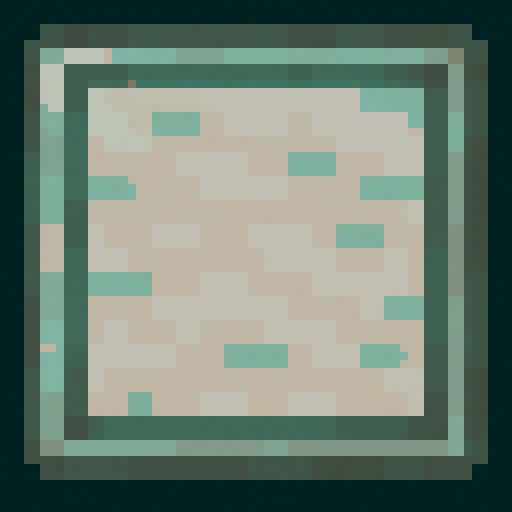 minecraft GUI button hover state, 64x64 pixels, lighter gray stone with border, flat design