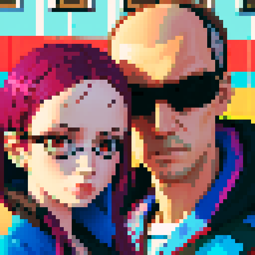 cyberpunk couple