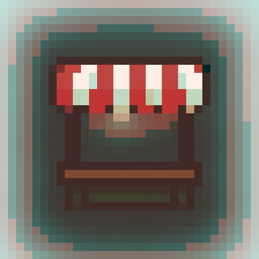 a small stall, made for an RPG game.