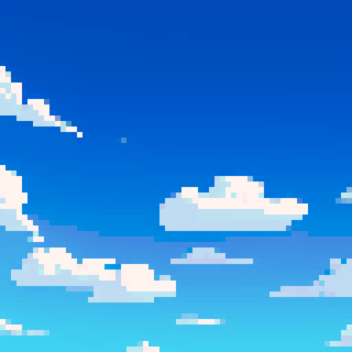 blue sky and clouds