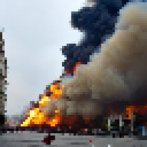 A city aflame with love and war