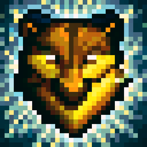 Wolf avatar, portrait, glowing eyes