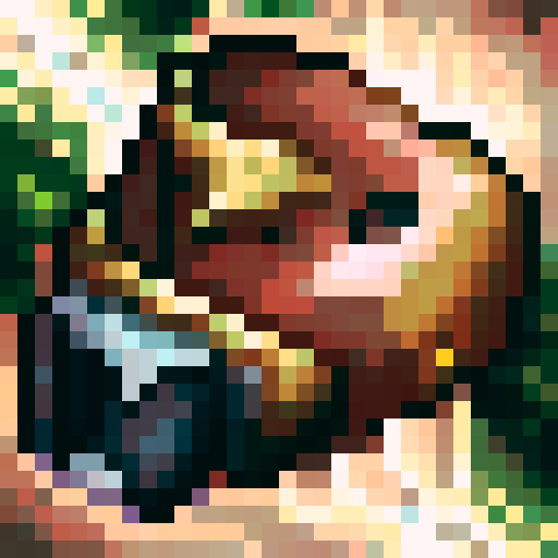 Simple head on portrait