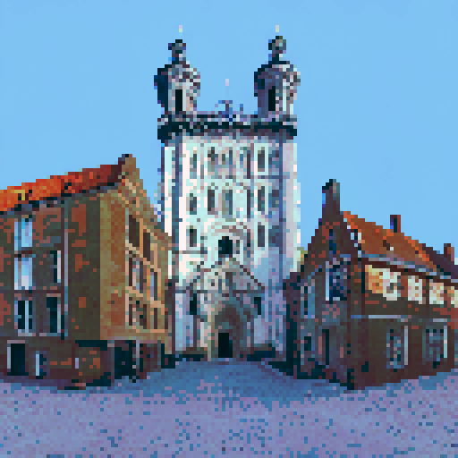 The Belfry of Tournai, a UNESCO World Heritage Site, is Belgium's oldest belfry, dating back to the 12th century. Standing 72 meters tall, this majestic Gothic tower symbolizes Tournai’s medieval power and civic independence. Originally built as a watchtower and bell tower, it served to protect the town’s charters and to signal important events or dangers. The belfry features a massive stone facade, arched windows, and a commanding spire. Visitors can climb to the top for panoramic views.
