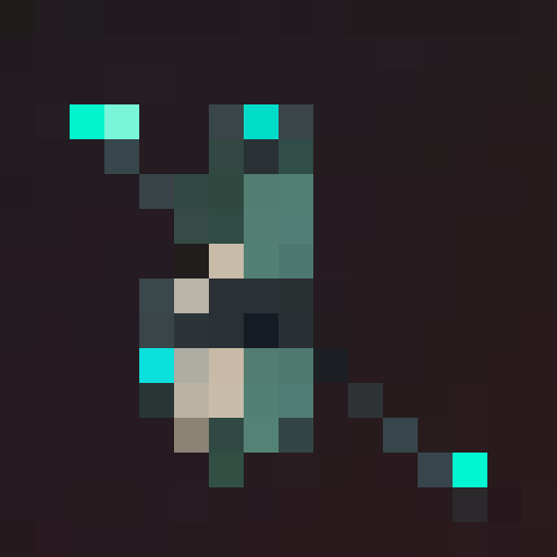 2D sci-fi robot, game icon, pixel art, close up, portrait, fierce attack, glowing eyes, metallic armor, laser beam, sparks flying, electric energy, dynamic motion, futuristic weaponry, intense colors, sharp lines, detailed shading, futuristic cityscape background