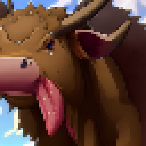 Herbivore bovine creature