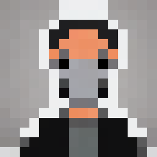 Man with black hair in black shirt and gray pants with black and white sneakers