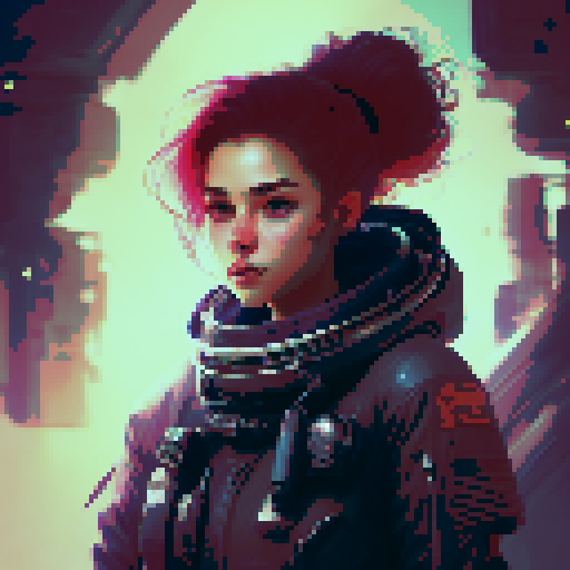 a cute girl with red hair