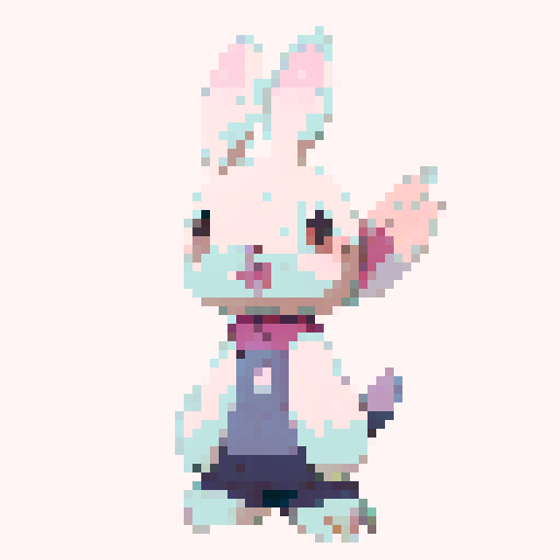 Buneary, the adorable furry bunny-like Pokemon, frolicking in a meadow of vibrant flowers with a playful and mischievous expression, rendered in a charming anime style
