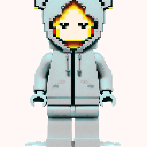 hoody pixel lego 