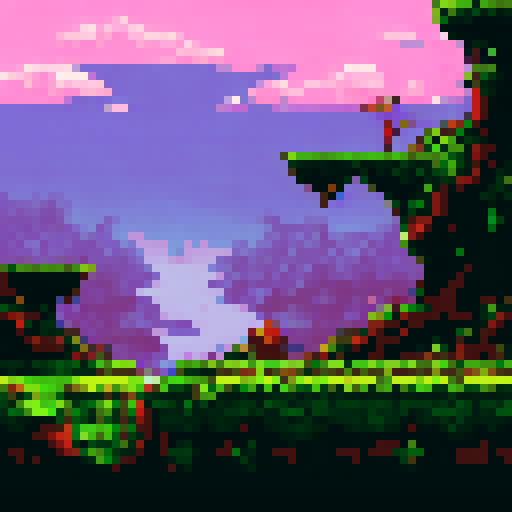 2D platformer level with 8 by 8 pixel tiles, grim vampire hunter themed.