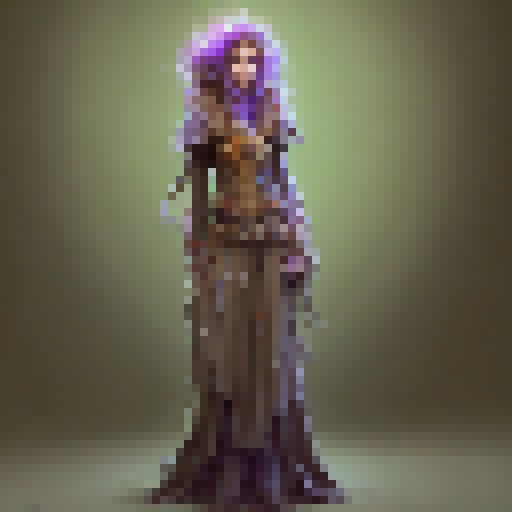 Druid Female with mushroom