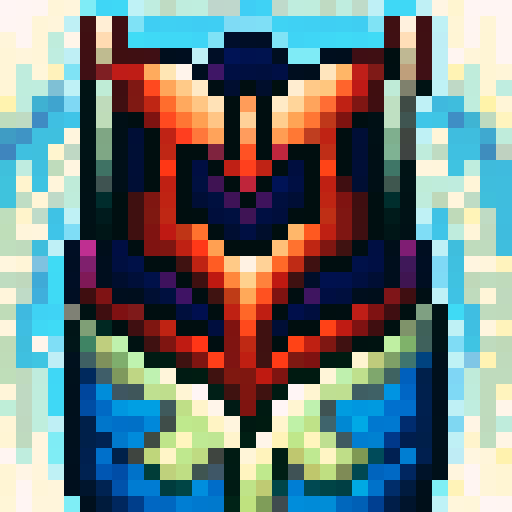 execute, ingame ability icon, 32x32 pixel art, sRGB, skill art, close up, sharp lines, vibrant colors, dramatic lighting