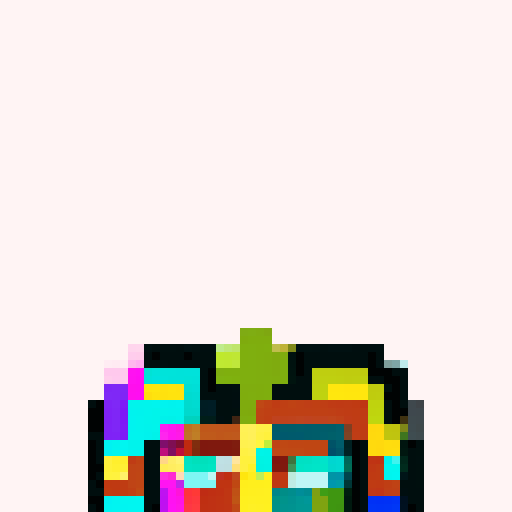 chunky knit, oversized hood, vibrant colors, intricate patterns, snowflakes, wool blend, patchwork texture, geometric shapes, cozy pockets, toggle buttons, contrast stitching, faux fur trim, retro vibes, ribbed cuffs, cable knit details, gradient shading, 8-bit aesthetic, dithering effects, limited color palette