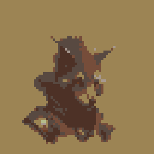 small fantasy icon of ratman cavalry riding a wolf 