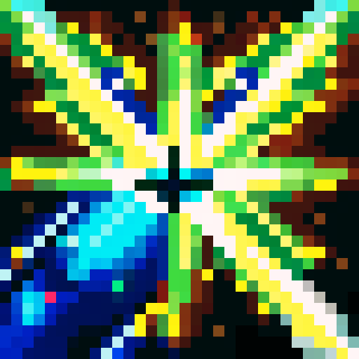 sword icon, game icon, 32x32 pixel art, sRGB, skill art, close up, portrait, metallic shine, glowing blue blade, intricate hilt, sharp edges, engraved runes