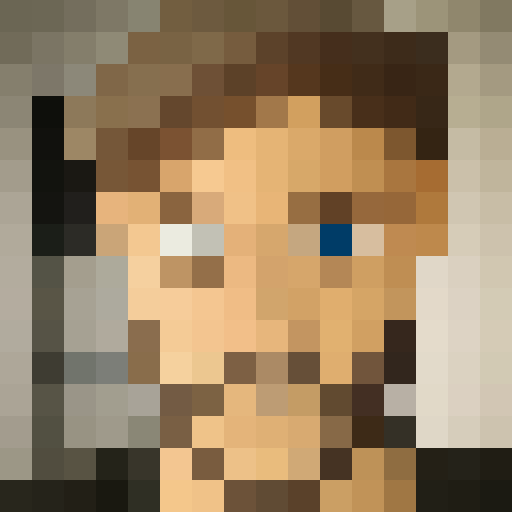 portrait man with blue eyes and beard