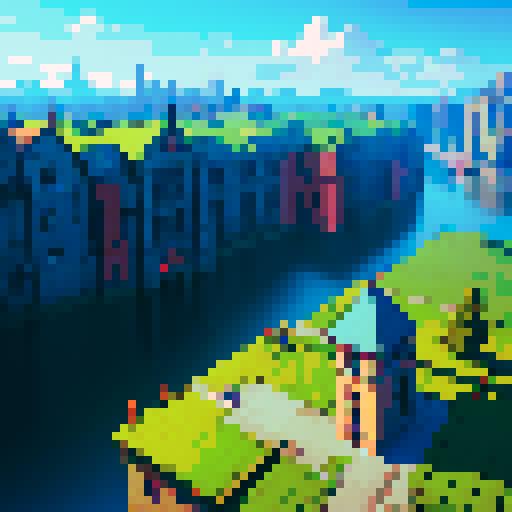 background for main starting menu for a game about saving a city from a rogue ai takeover