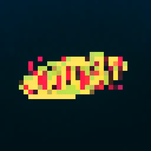 Seinfeld logo, pixelated letters, game icon, skill art, close up, portrait