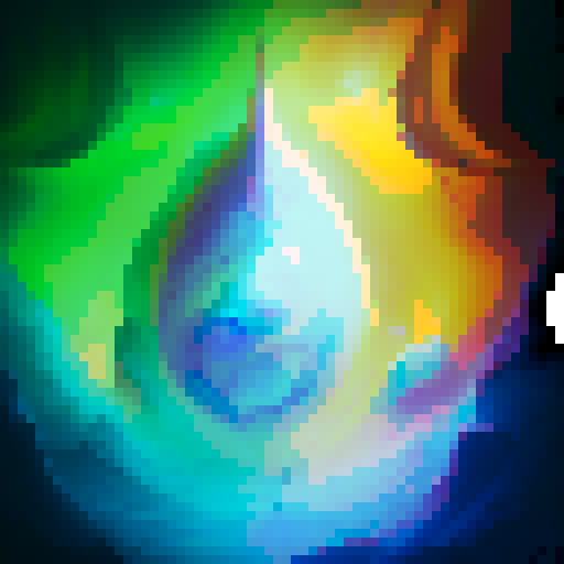 Transmutation spell icon. Round white crystal in the middle, swirling energy whisps circling it.