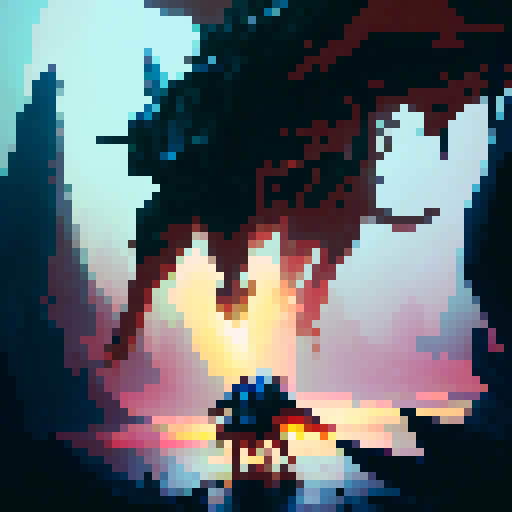 warhammer tyranid, towering monstrous creature, chitinous exoskeleton, razor-sharp claws, dripping acidic venom, menacing red eyes, surrounded by swarming horde, epic battle scene, mystical forest backdrop, vibrant colors, dynamic action, ethereal glow