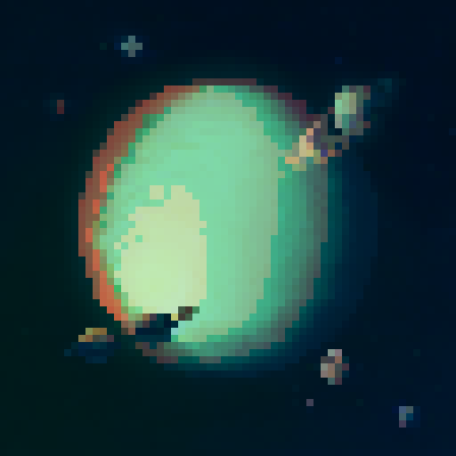 Galaxy with 3 planets