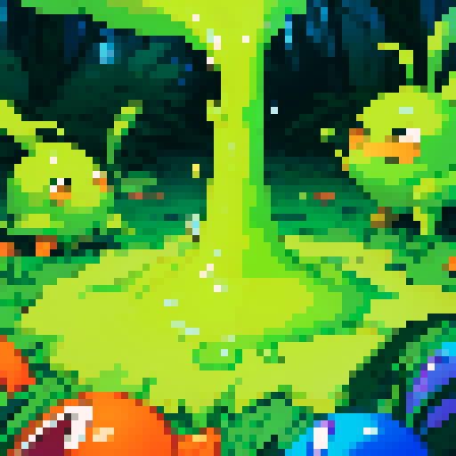 slime attack, goo attack