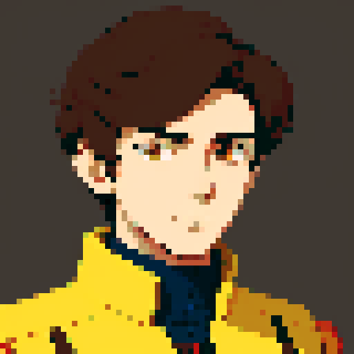 Male Zeon pilot with brown hair 