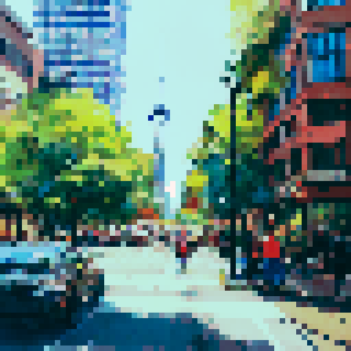 toronto city, bustling streets, towering skyscrapers, vibrant graffiti, serene waterfront, colorful autumn foliage, panoramic skyline, iconic CN Tower, bustling markets, historic architecture, diverse neighborhoods, tranquil parks, bustling streetcars, lively festivals, vibrant street art, cultural diversity, stunning sunsets, urban oasis, modern cityscape, picturesque waterfront, dynamic city streets