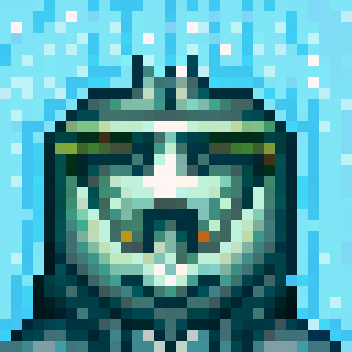 Wolf avatar, portrait, glowing eyes