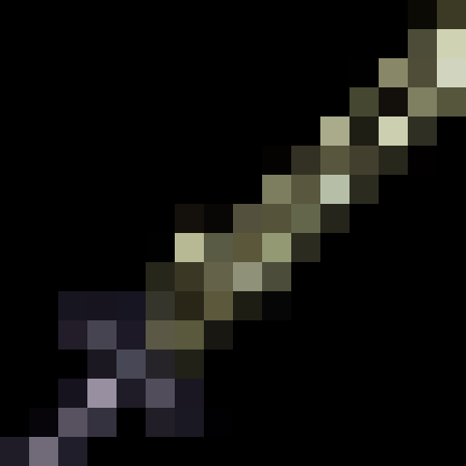 fire sword, glowing flames, sharp blade, fantasy weapon, pixelated details, vibrant colors, intense heat, intricate design, game icon, 16x16, pixel art, close up, portrait