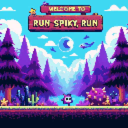 Purple themed forest
