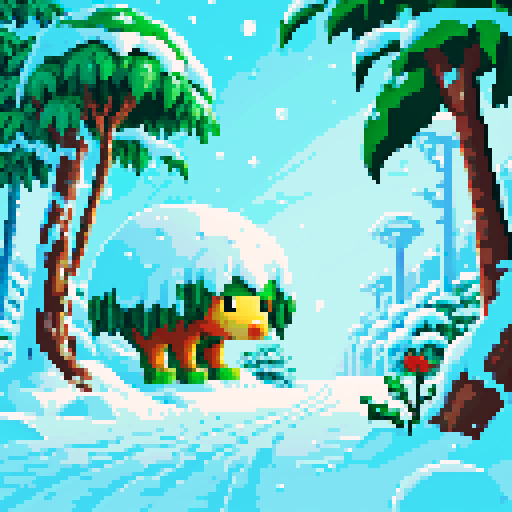snowy jungle biome
