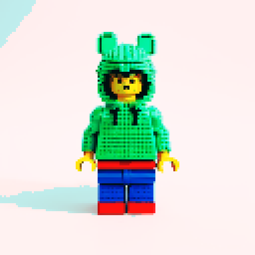 hoody pixel lego