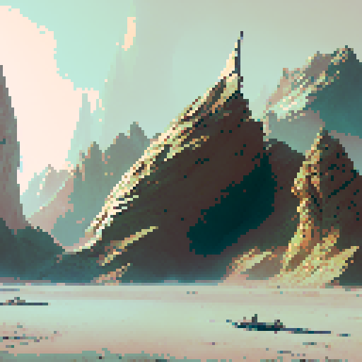 villain, max Mortimer's castle in a shrouded hill environment 