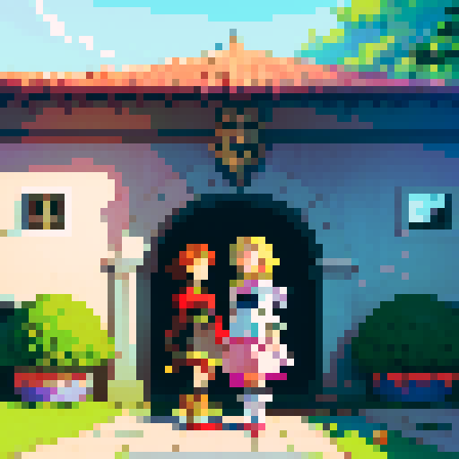 two women have and argument but they are the same person