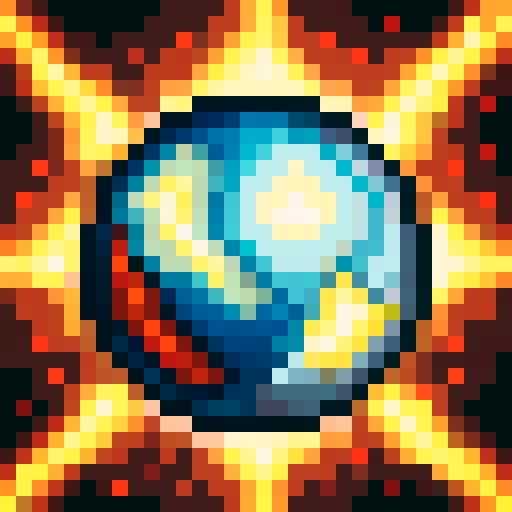 a standard fireball skill icon. There should be nothing but a normal looking fireball with flames surrounding it
