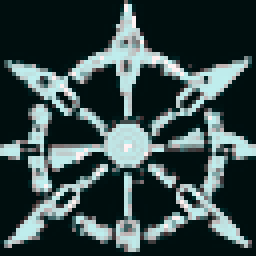 sci-fi, glowing laser sword, fan, vibrant colors, pixelated, detailed hilt, close-up, intense expression, futuristic, 32x32 pixels, sRGB, skillful art, game icon