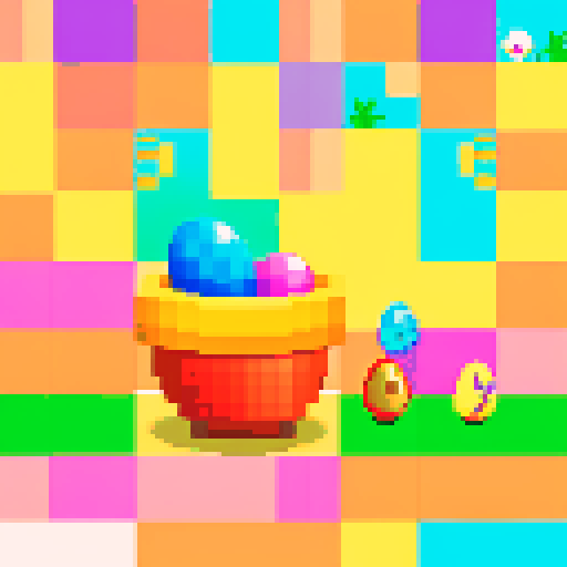 beautiful,colorful easter eggs