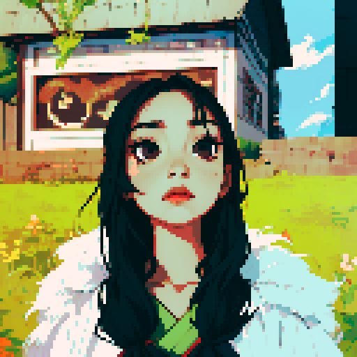 Southeast Asian woman, long wavy hair, White skin, oval face, black eyes, age 20, wearing a robe